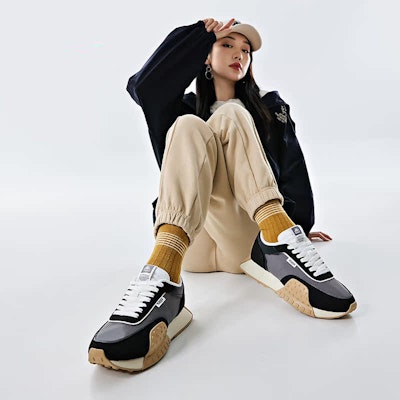 Kappa Low-Top Running Sneakers 'Black Casual Sport' K0DY5MM08-1123 1