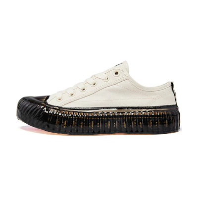 Kappa Low-Top Skate Shoes 'Black White'