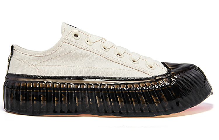 Kappa Low-Top Skate Shoes 'Black White' 圖 2