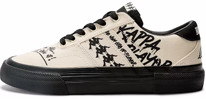Kappa Low-Top Skate Shoes 'Egret Feather White Black' K0CY5CS13-024 Kappa Low-Top Skate Shoes 'Egret Feather White Black' K0CY5CS13-024