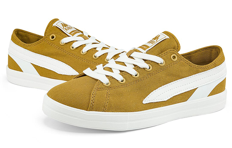 Kappa Low-Top Skate Shoes 'Yellow White' 圖 5