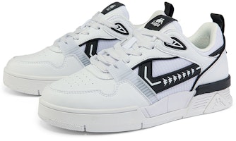 Kappa 休閒 耐磨 低筒 板鞋 男女同款 白黑 Lookbook Kappa 休閒 耐磨 低筒 板鞋 男女同款 白黑