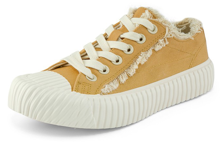Kappa Low-Top Skateboard Sneakers 'Yellow Stripe' 圖 2