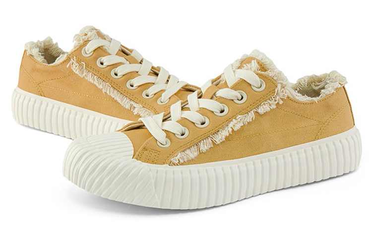 Kappa Low-Top Skateboard Sneakers 'Yellow Stripe' 圖 3