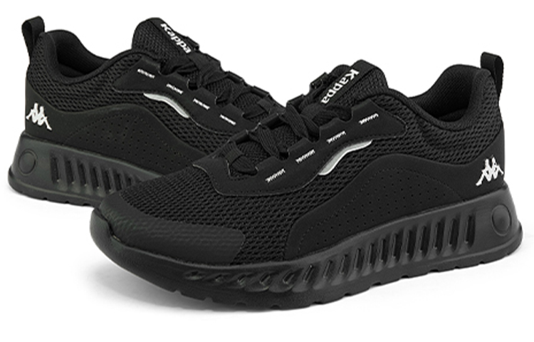 Kappa Low-Top Sneaker 'Black' 圖 3