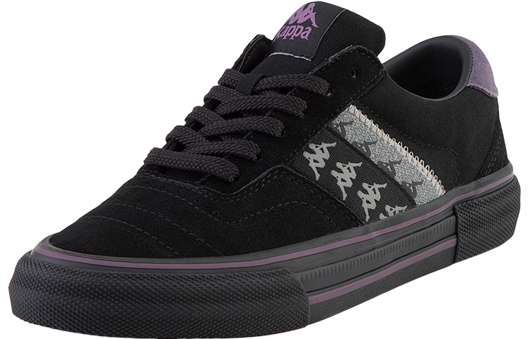 Kappa Low-Top Sneaker 'Black Purple' 圖 2