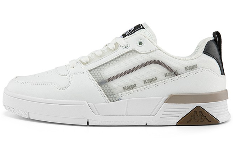 Kappa Low-Top Sneaker 'Patchwork White Brown Black'