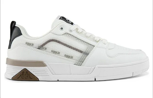 Kasut Kappa Low-Top 'Patchwork Putih Coklat Hitam' K0BZ5CC11D-001 Order Kasut Kappa Low-Top 'Patchwork Putih Coklat Hitam' K0BZ5CC11D-001