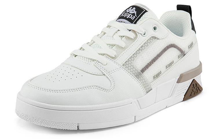 Kappa Low-Top Sneaker 'Patchwork White Brown Black' 圖 3
