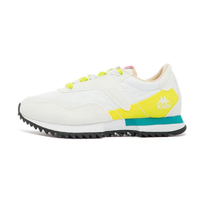 Kappa Low-Top Sneaker 'White Yellow'