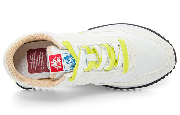 Kappa Low-Top Sneaker 'White Yellow' 圖 4