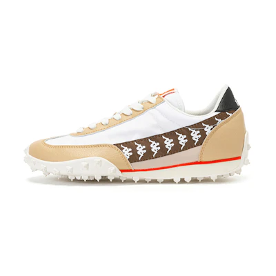 Kappa Low-Top Sneakers 'White Brown'