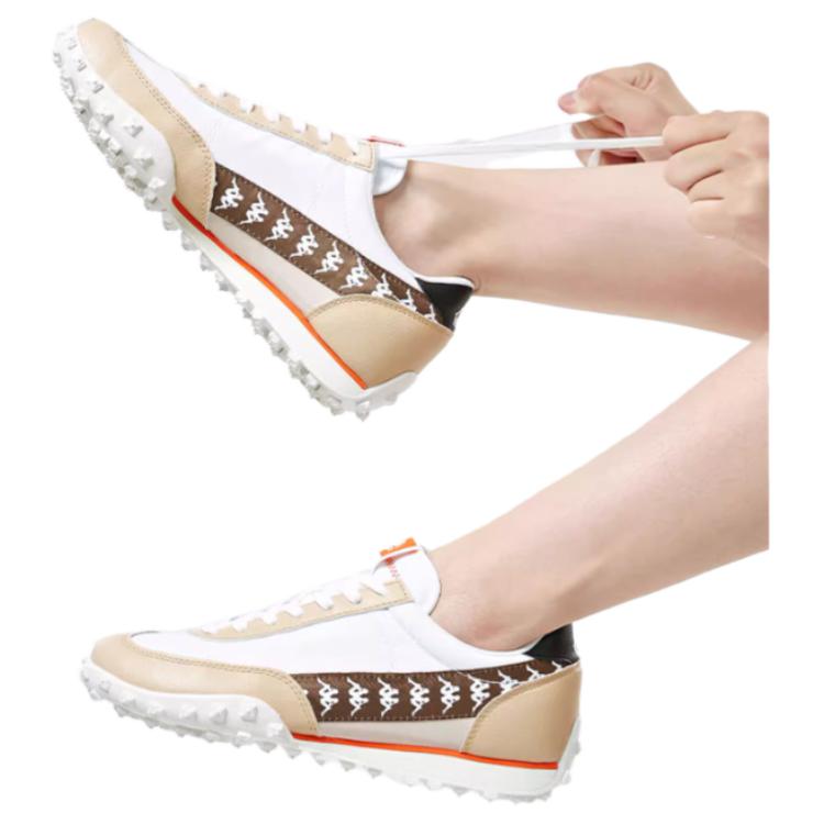 Order Kappa 白棕色低帮运动鞋 K0CX5MM09-012