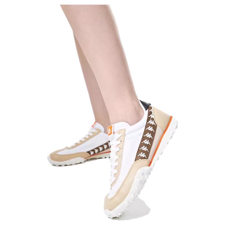 Lookbook Kappa 白棕色低帮运动鞋 K0CX5MM09-012