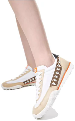 Kappa 白棕色低帮运动鞋 K0CX5MM09-012 Lookbook Kappa 白棕色低帮运动鞋 K0CX5MM09-012