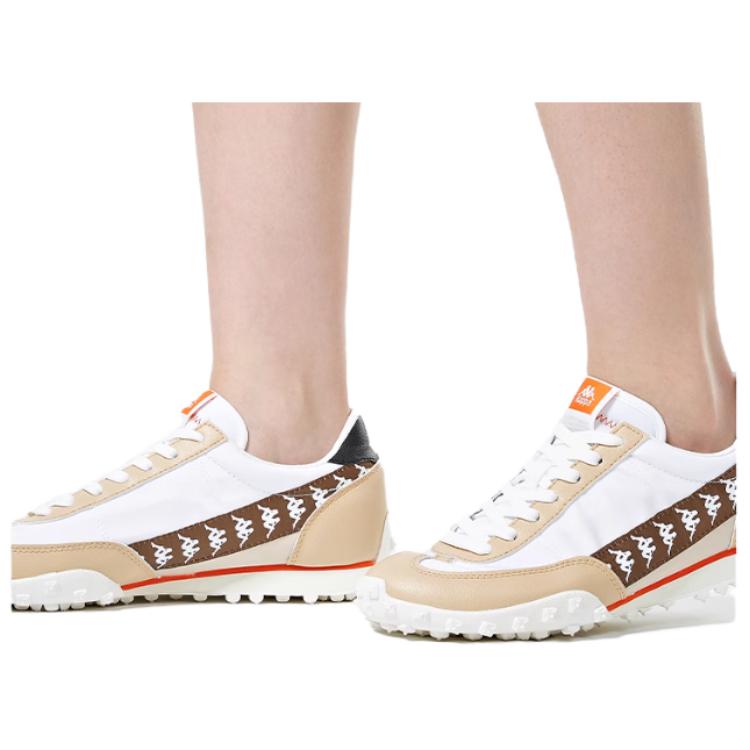 Shop Kappa 白棕色低帮运动鞋 K0CX5MM09-012