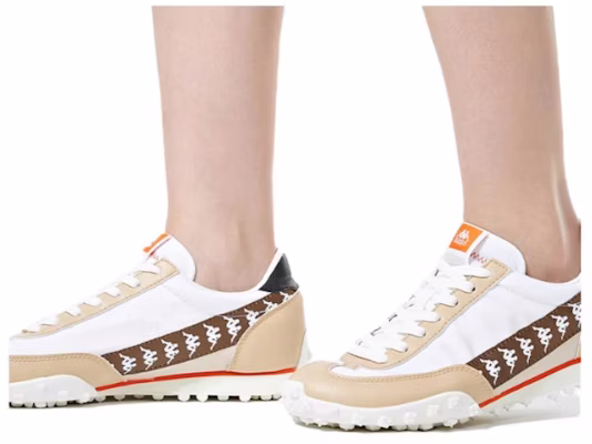 Kappa 白棕色低帮运动鞋 K0CX5MM09-012 Shop Kappa 白棕色低帮运动鞋 K0CX5MM09-012