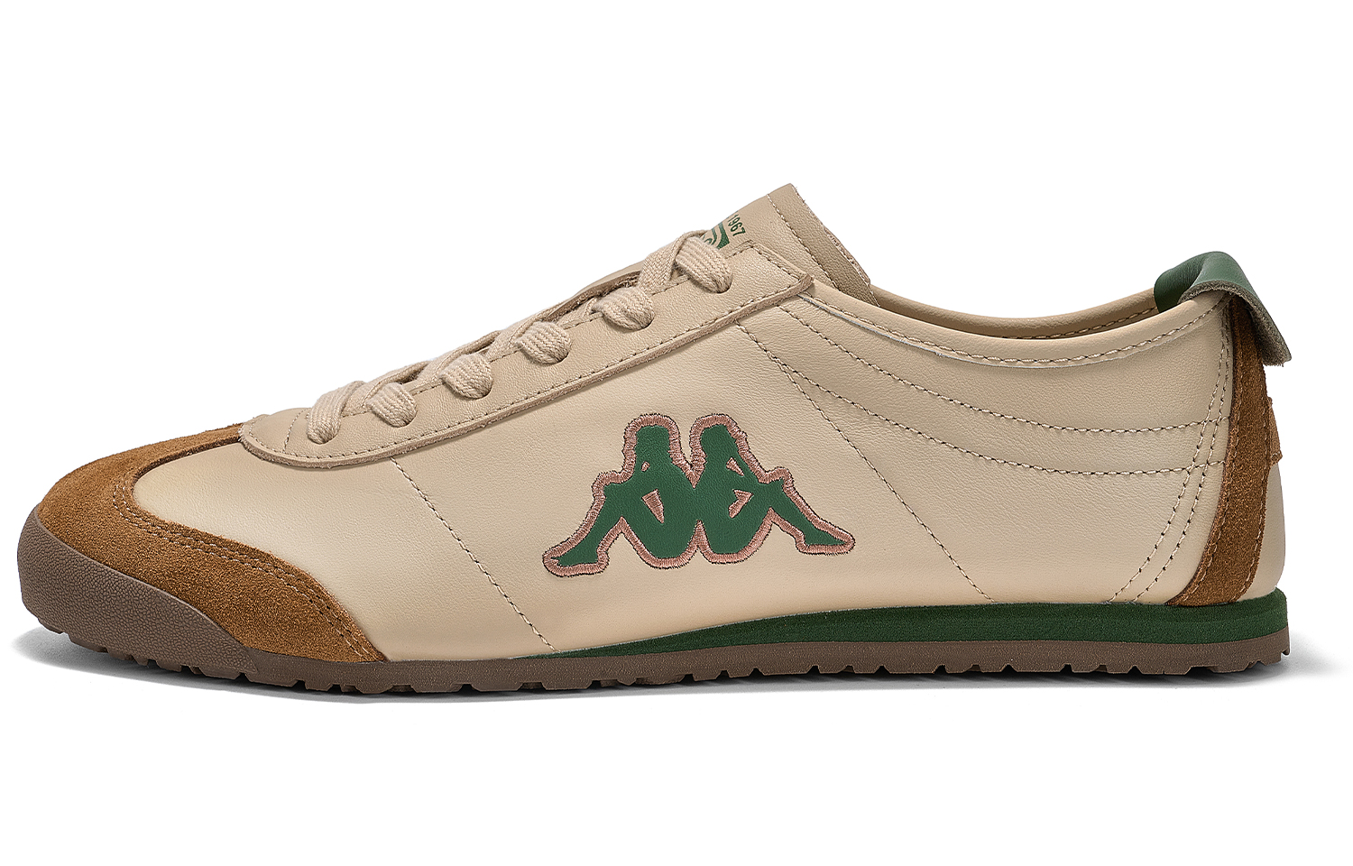 Kappa Low-Top Sneakers Khaki Gray Casual Commuter Stylish Lightweight Durable K0EY5MM25CJ-602