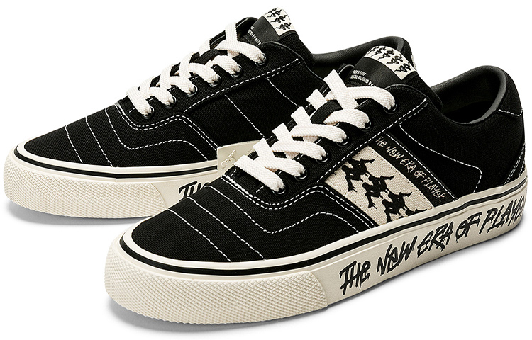 Lookbook Kappa 低帮鞋 '黑色小苍鹭白' K0CY5CS13-990