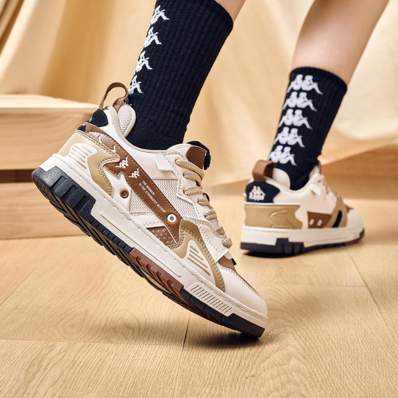 Sizing Kappa Low-Top 'Gris Luna/Marrón Latte' K0DZ5CS30-133