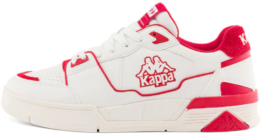 Kappa Low-Top 'Patchwork White Cherry Red' K0CY5CC08D-012A Kappa Low-Top 'Patchwork White Cherry Red' K0CY5CC08D-012A