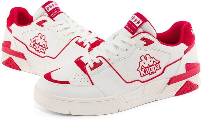 Kappa Low-Top 'Patchwork Putih Merah Ceri' K0CY5CC08D-012A Shop Kappa Low-Top 'Patchwork Putih Merah Ceri' K0CY5CC08D-012A