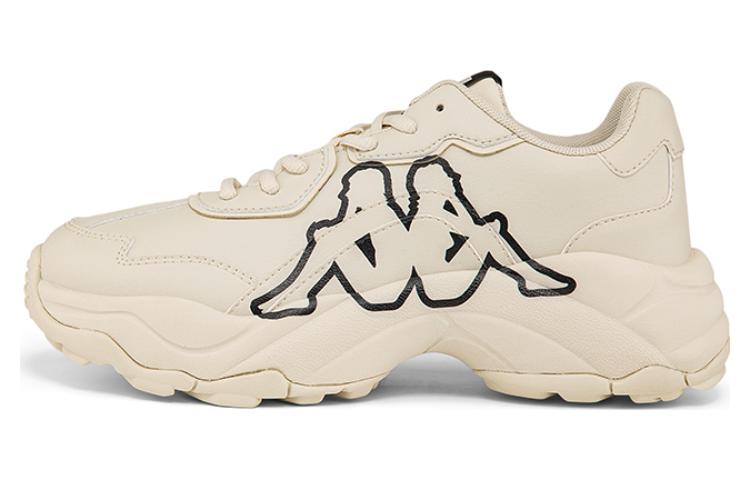 Kappa Low Top 'White Black Cut-Out Logo'