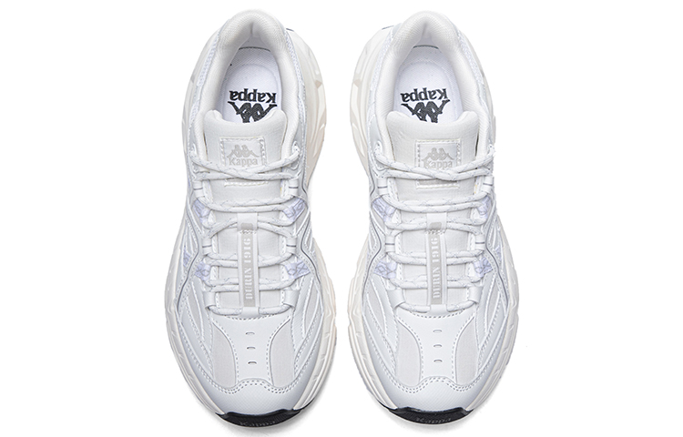 Shop Kappa 低帮白灰色运动鞋 K0DZ5MC28CJ-012