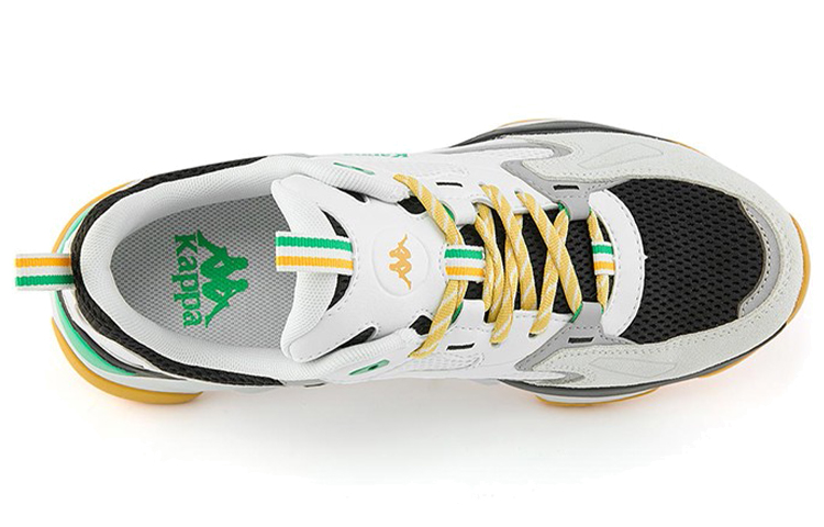 Lookbook Kappa 防滑耐磨 低筒 老爹鞋 男女同款 白黃