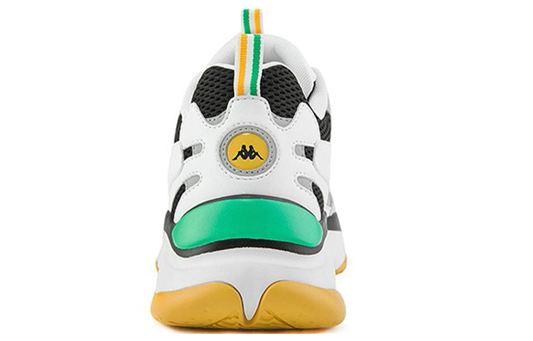 Shop Kappa 防滑耐磨 低筒 老爹鞋 男女同款 白黃