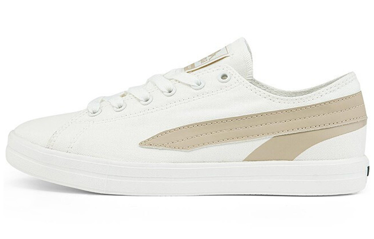 Kappa Low Top Canvas Sneakers 'Beige White'