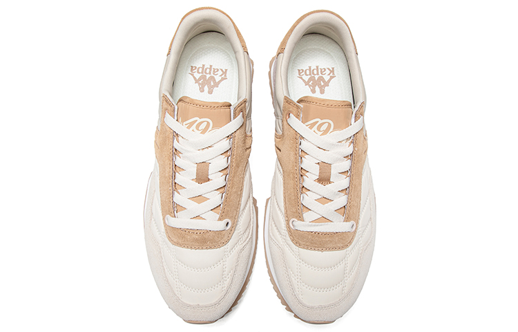 Shop Kappa 潮流個性 舒適百搭 耐磨防滑 低幫 生活休閒鞋 男女同款 安哥拉白