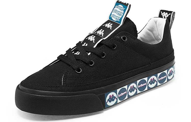 Kappa Low-Top Casual Sneaker 'Black' 圖 2
