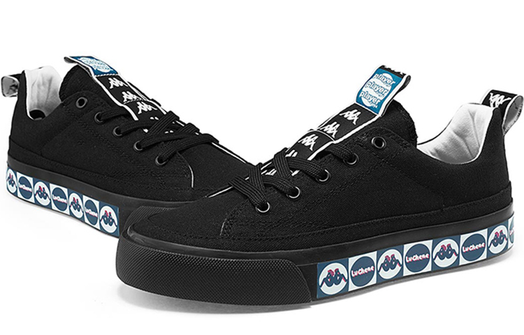 Kappa Low-Top Casual Sneaker 'Black' 圖 6