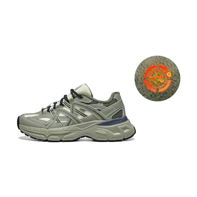 Kappa Low-Top Running Shoes 'Green Yellow'