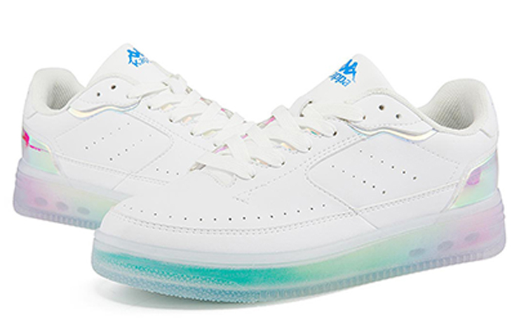 Kappa Low Top Skate Shoes 'White' 圖 4