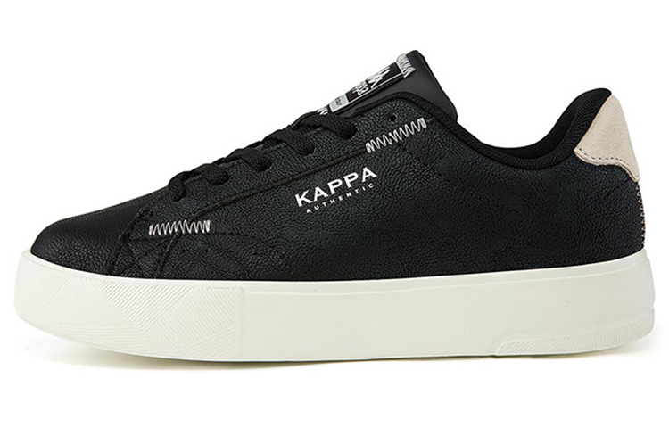 Kappa Low Top Skateboard Sneakers 'Black Unisex'