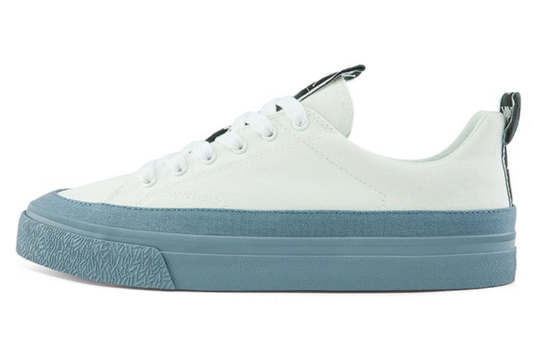 Kappa Low Top Skateboard Sneakers 'White Blue'