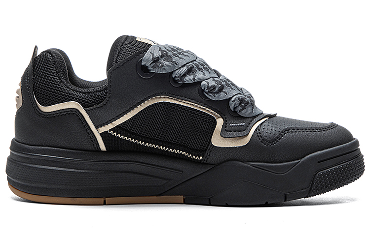 Kappa Low-Top Sneaker 'Black' 圖 2