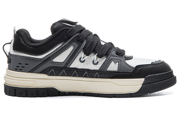 Kappa Low-Top Sneaker 'Black White' 圖 2