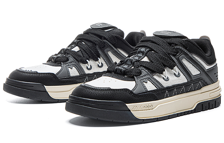 Kappa Low-Top Sneaker 'Black White' 圖 3