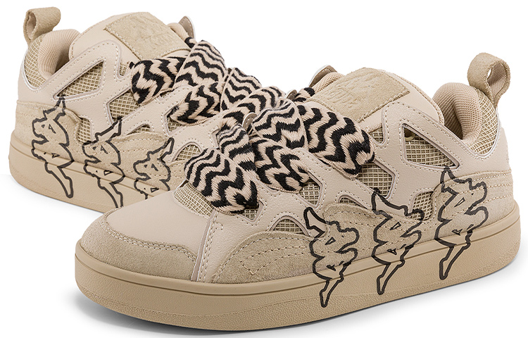 Shop Kappa 標籤款 輕巧 低筒 帆布鞋 男女皆宜 牛津啡