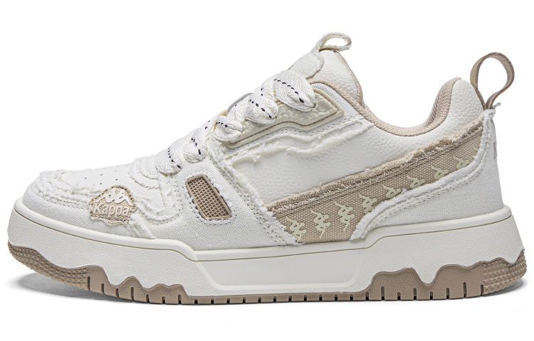 Kappa Low Top Sneaker 'White Brown'