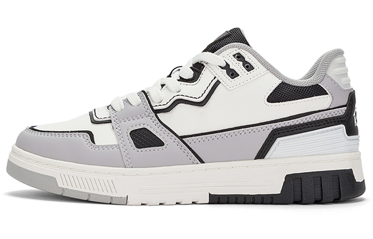 Kappa Low-Top Sneaker 'White Grey Black'