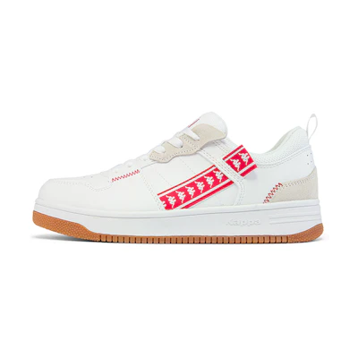 Kappa Low Top Sneaker 'White Red'