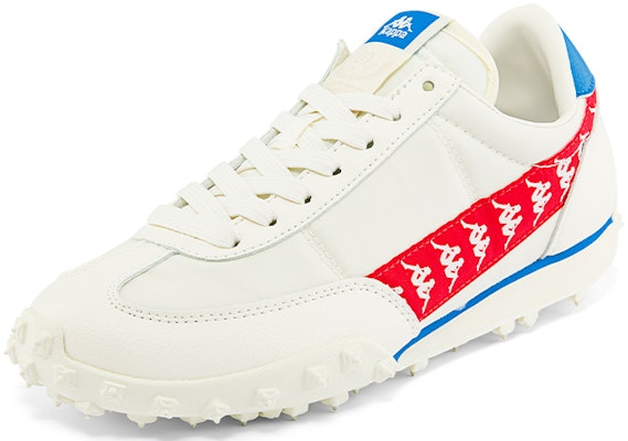 Sneakers Kappa Low Top 'Wintry White Retro' Putih Bergaya Retro. K0CW5MM09-0106 Order Sneakers Kappa Low Top 'Wintry White Retro' Putih Bergaya Retro. K0CW5MM09-0106