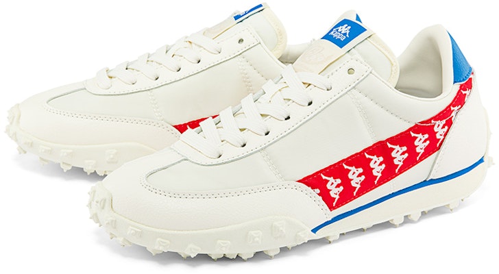 Sneakers Kappa Low Top 'Wintry White Retro' Putih Bergaya Retro. K0CW5MM09-0106 Lookbook Sneakers Kappa Low Top 'Wintry White Retro' Putih Bergaya Retro. K0CW5MM09-0106