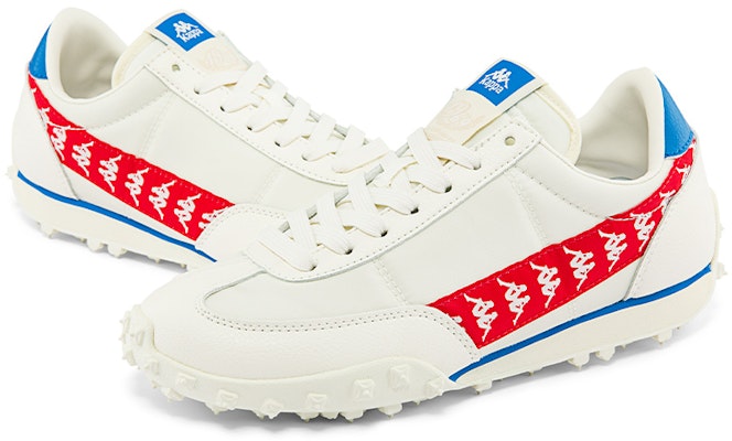 Sneakers Kappa Low Top 'Wintry White Retro' Putih Bergaya Retro. K0CW5MM09-0106 Shop Sneakers Kappa Low Top 'Wintry White Retro' Putih Bergaya Retro. K0CW5MM09-0106