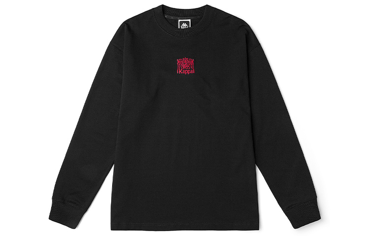 Kappa Lunar New Year Tiger Embroidered Logo Knit Pullover Sweatshirt Unisex KAB1LT05