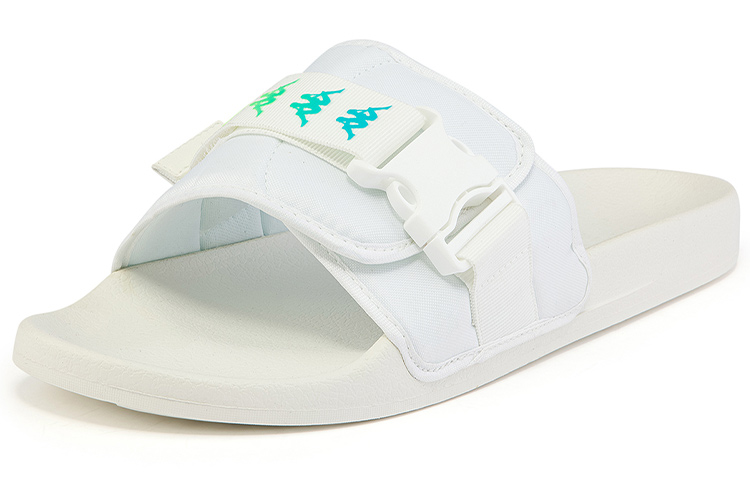 Kappa Magic Tape Casual Sport Slides 'White Unisex' 圖 2